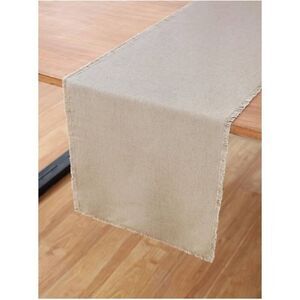 NEW Solino Home 100% Pure Linen Table Runner 14x72” Handcrafted European Flax